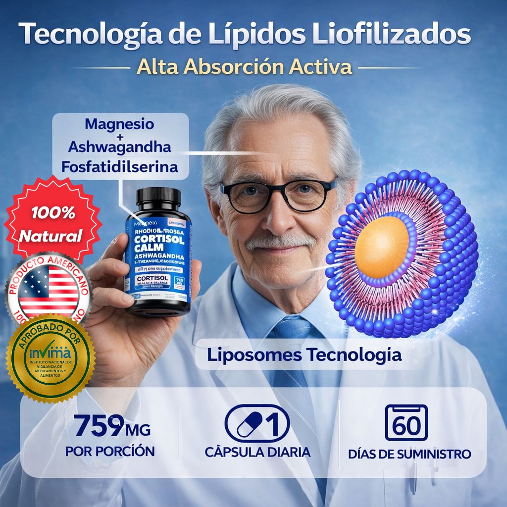 CORTISOL CALM - Duerme Profundo y Despierta Con Energía Natural